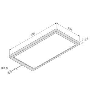 Hera LED podhledové světlo Sky sada 3ks 3000 K černá