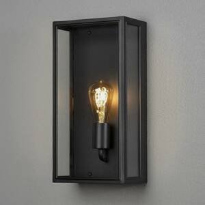 Konstsmide Venkovní nástěnné světlo Carpi, černá 20,5 x 40 cm