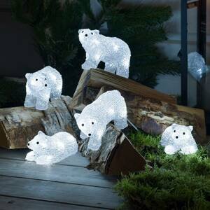 Konstsmide Christmas LED osvětlení - lední medvěd pro exteriér, 5 ks