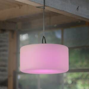 Leuchten Direkt LED závěsné světlo Holly, na baterie IP44, Ø30cm