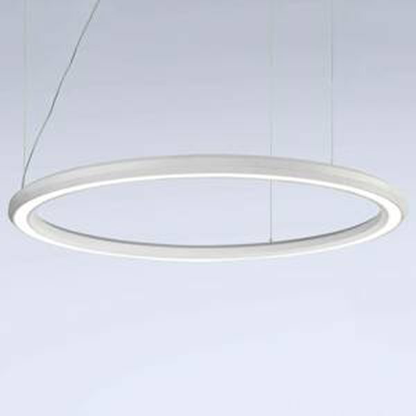 Marchetti LED závěsné světlo Materica dolní Ø 120 cm bílá