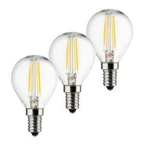 Müller-Licht LED žárovka-kapka E14 4W 2 700 K filament sada 3ks