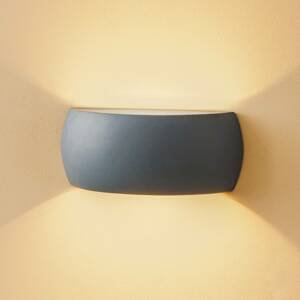 Euluna Nástěnné světlo Bow up/down keramika šedá 32 cm