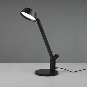 Trio Lighting LED stolní lampa Ava s funkcí stmívání, černá