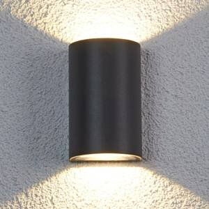 Lucande Půlkruhové LED venkovní nástěnné svítidlo Jale