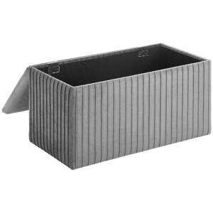 Xora SEDACÍ BOX, dřevo, textil, 75/40/40 cm