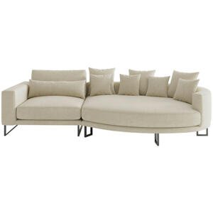 Livetastic POHOVKA BIG SOFA, textil, béžová