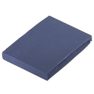 Novel ELASTICKÉ PROSTĚRADLO, žerzej, modrá, tmavě modrá, 100/200 cm