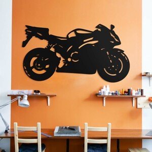 Dřevěný obraz - Sportovní motorka