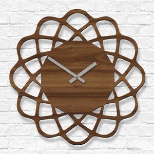 Dřevěné kuchyňské hodiny na zeď - Spin