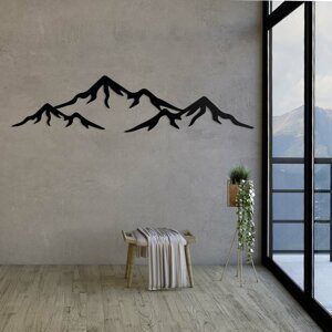 Dřevěný obraz - Hory