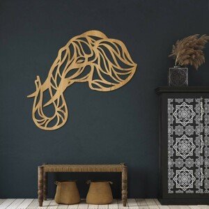 Dřevěná dekorace na stěnu - Slon