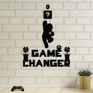 Nápis na zeď - Game Changer a Super Mário