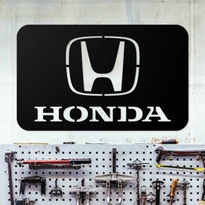 Dřevěný obraz - Logo značky Honda