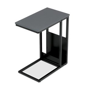 Odkládací stolek MATHIAS šedá/černá