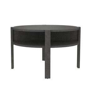 Konferenční stolek TOBAGO beton/tmavě šedá