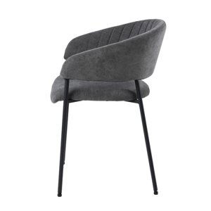 Jídelní židle ANN šedá/černá