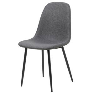 Jídelní židle CELIA šedá/černá