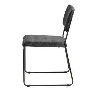 Jídelní židle CORNELIA šedá/černá