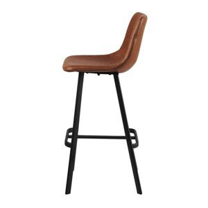 Barová židle OREGON hnědá/černá