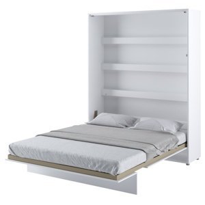 Postel BED CONCEPT 1 bílá/vysoký lesk, 160x200 cm
