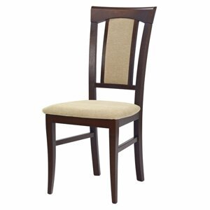 Jídelní židle SIBA ořech/béžová