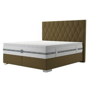 Postel boxspring PAOLA khaki