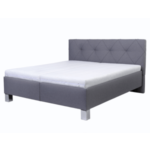 Čalouněná postel AFRODITE šedá, 180x200 cm