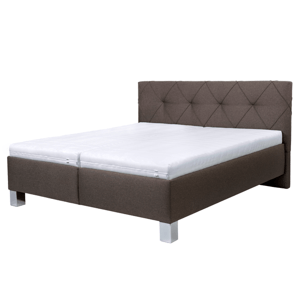 Čalouněná postel AFRODITE hnědá, 180x200 cm