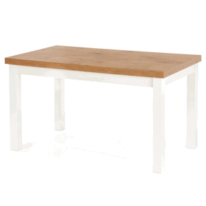 Jídelní stůl TAOGU dub lancelot/bílá