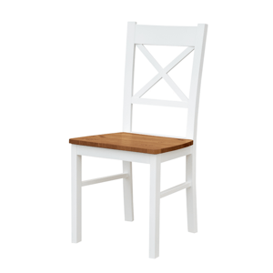 Jídelní židle BELLU III dub/bílá
