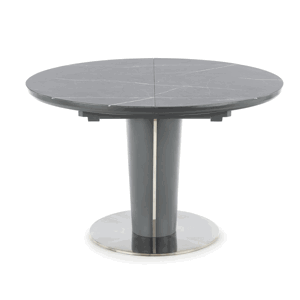 Jídelní stůl RACORDU šedý mramor/šedá