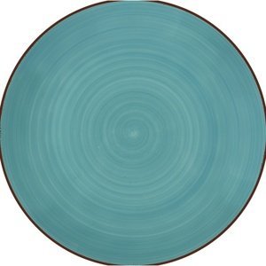 Lamart LT9088 keramický dezertní talíř Happy, pr. 19  cm, modrá