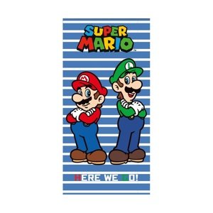 Dětská osuška Super Mario a Luigi, 70 x 140 cm