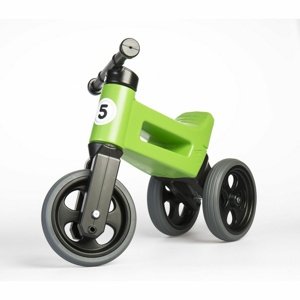 Teddies Odrážedlo Funny wheels Rider Sport 2v1, zelená