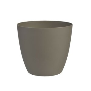 Gardenico Květináč Ella matt taupe, pr. 25 cm