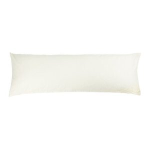 Bellatex Povlak na relaxační polštář Káva bílá, 55 x 180 cm
