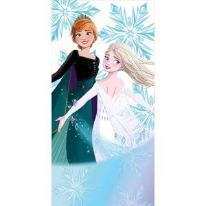 Carbotex Dětská osuška Ledové Království Princezny Anna a Elsa, 70 x 140 cm