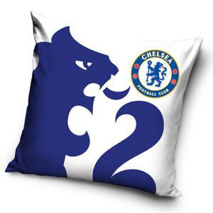 Carbotex Povlak na polštářek Chelsea FC Blue Lion, 40 x 40 cm