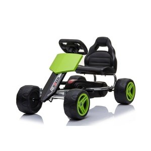 Baby Mix Dětská šlapací motokára Go-kart Speedy, zelená