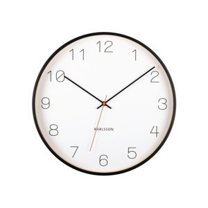 Karlsson 5926BK designové nástěnné hodiny 40 cm