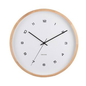 Karlsson 5938WH designové nástěnné hodiny 41 cm