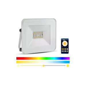 LED Chytrý stmívatelný RGB reflektor LED/20W/230V IP65 bílá