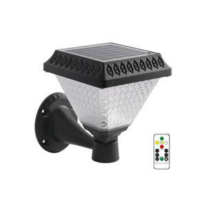 LED Stmívatelná solární nástěnná lampa LED/0,8W/5,5V IP44 + dálkové ovládání