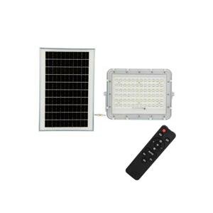 LED Venkovní solární reflektor LED/15W/3,2V IP65 6400K bílá + DO