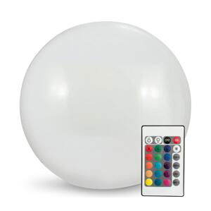 LED RGBW Solární lampa BALL LED/1,2V pr. 40 cm IP65 + dálkové ovládání