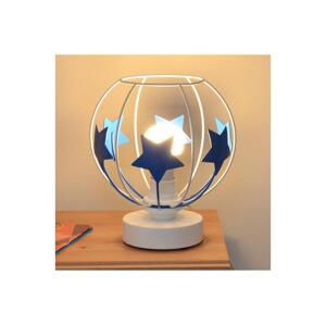 Dětská stolní lampa STARS 1xE27/15W/230V modrá/bílá