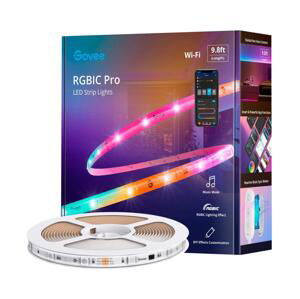 Govee Govee - Wi-Fi RGBIC Smart PRO LED pásek 3m - extra odolný