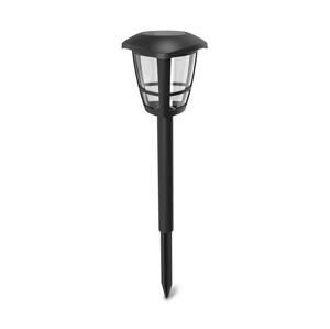 B.V.  - LED Solární lampa LED/0,06W/2V 33,8 cm 6500K IP44 černá