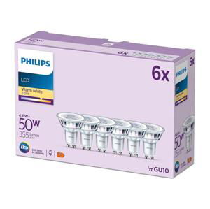 Philips SADA 6x LED Žárovka Philips GU10/4,6W/230V 2700K